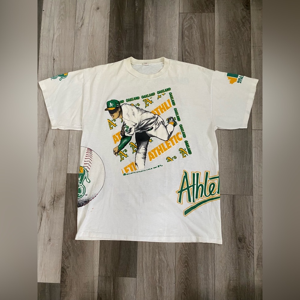 Vintage 1991 Oakland Athletics MLB Tee OSFA